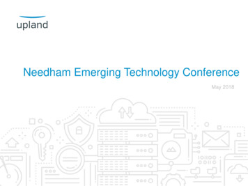 Needham Emerging Technology Conference