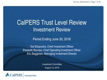 CalPERS Trust Level Review