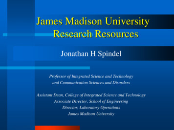 James Madison University Research Resources