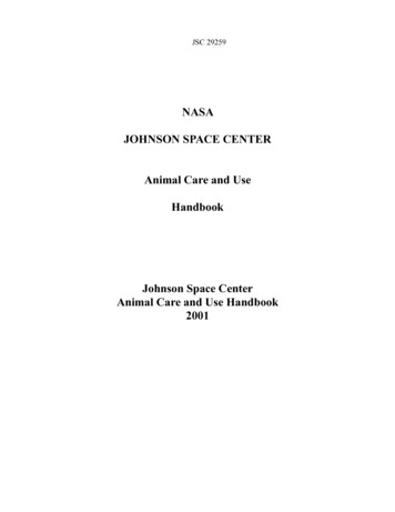 NASA JOHNSON SPACE CENTER Animal Care And Use 