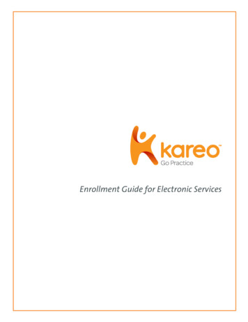 Kareo Enrollment Guide For Electronic Services