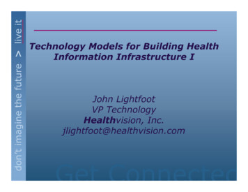 Technology Models For Building Health Information .