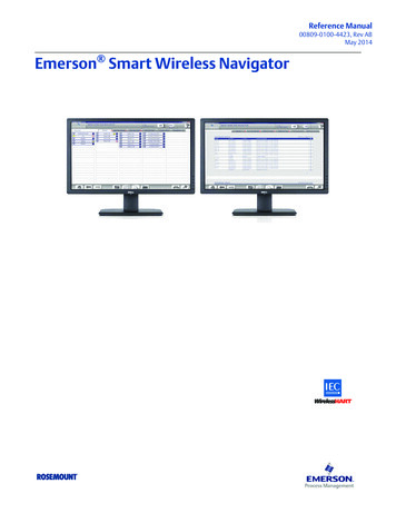 Manual: Emerson Smart Wireless Navigator
