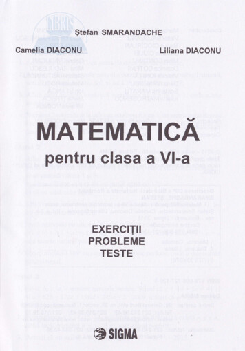 Matematica Cls 6 Exercitii, Probleme, Teste