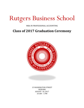 Rutgers Business School - Bederson