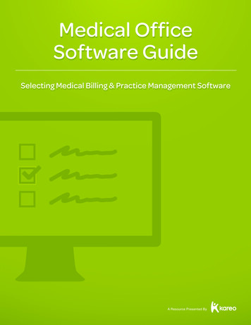 Medical Ofﬁce Software Guide - Resources Kareo