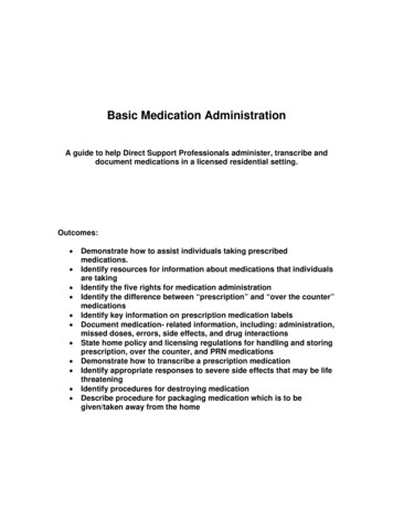 Basic Medication Administration
