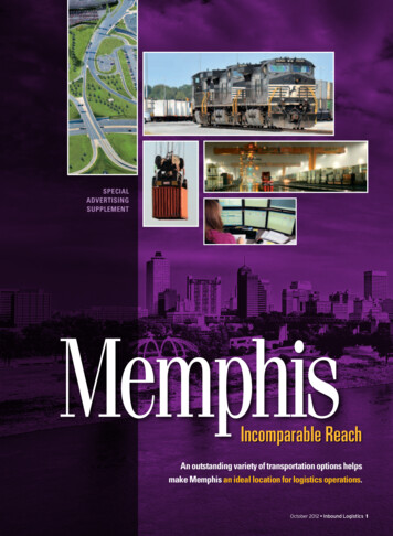 SPECIAL ADVERTISING Memphis - Inbound Logistics
