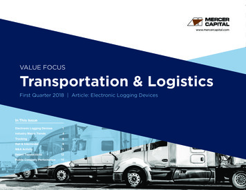 VALUE FOCUS Transportation & Logistics