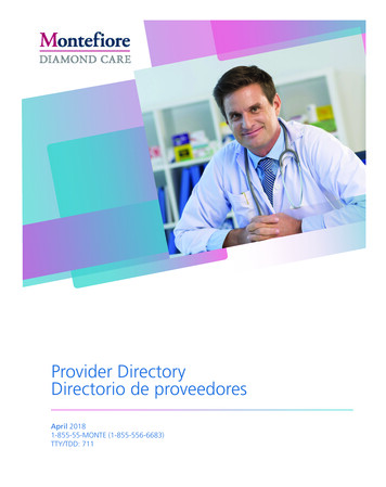 Provider Directory Directorio De Proveedores