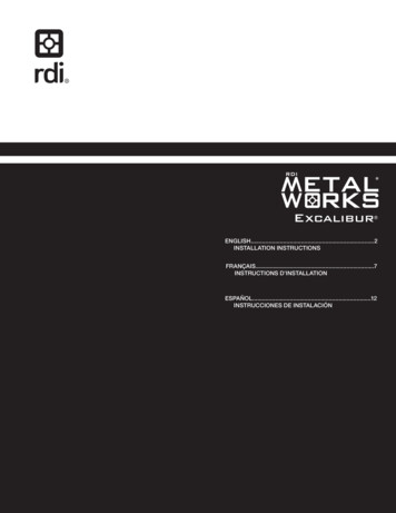 Mw Excalibur Instructions - RDI Rail