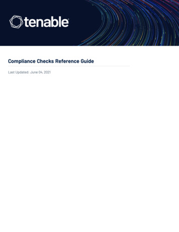 Nessus Compliance Checks Reference Guide