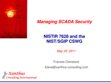 Managing SCADA Security - Xanthus Consulting