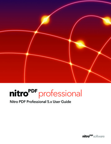 Nitro PDF Professional User Guide