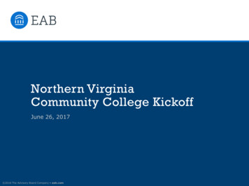 Northern Virginia Community College Kickoff
