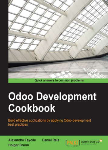 Odoo Development Cookbook - Consultor Odoo ERP
