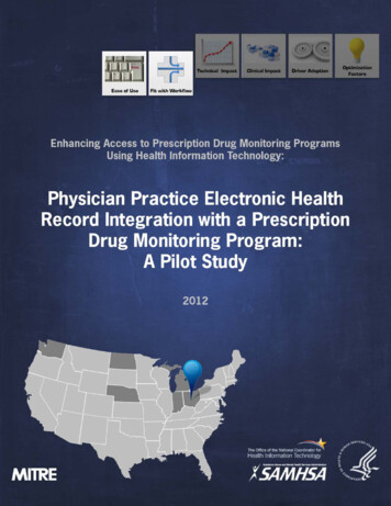 Physician Practice Electronic Health Record Integration .