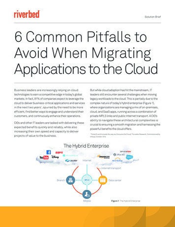 6 Common Pitfalls To Avoid When Migrating Applications 
