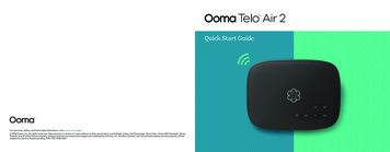 Quick Start Guide - Ooma