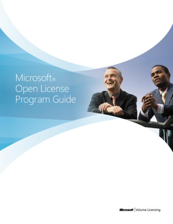 Microsoft Open License Program Guide - Dell