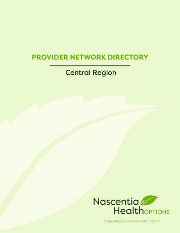 PROVIDER NETWORK DIRECTORY