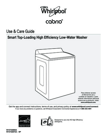 Use & Care Guide - Whirlpool