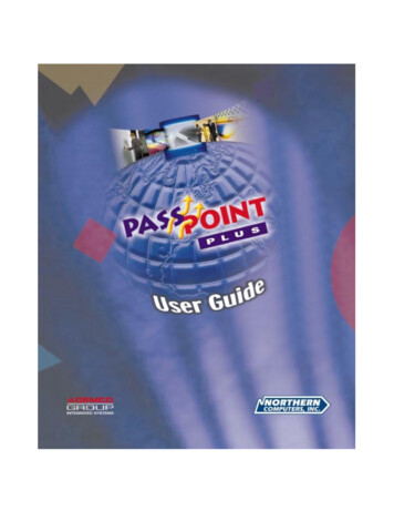 PassPoint User Guide - Pzsecurity 