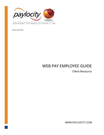 Paylocity Employee Dashboard User Guide
