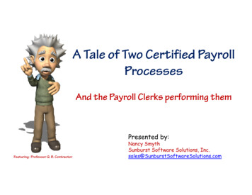 A Tale Of Two Certified Payroll Processes