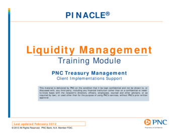 Pinacle Liquidity Management