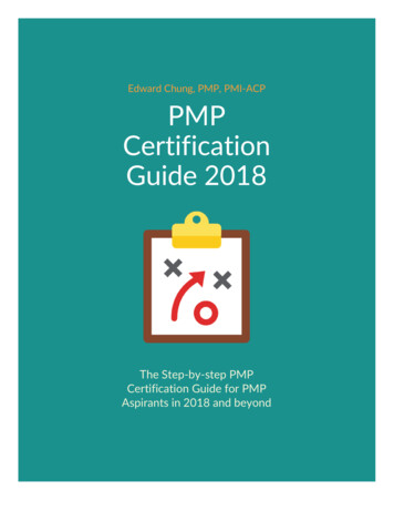 Guide 2018 Certification PMP - Edward Chung