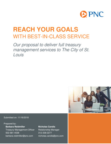 REACH YOUR GOALS - St. Louis Treasurers Office