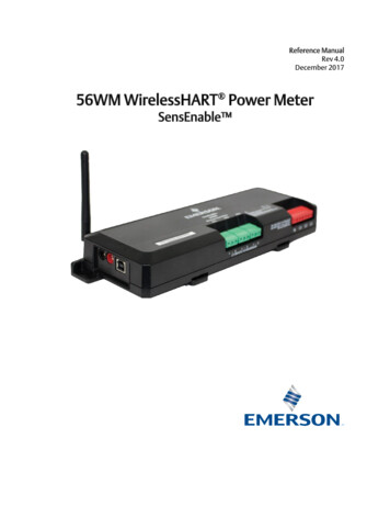 56WM WirelessHART Power Meter - Emerson US