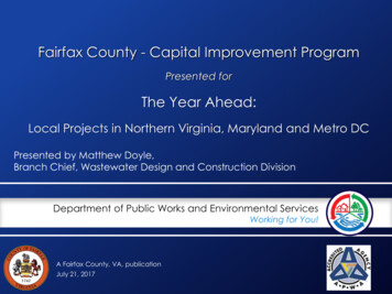 Fairfax County - Capital Improvement Program