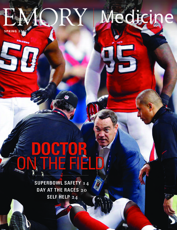 DOCTOR ON THE FIELD - Emory University