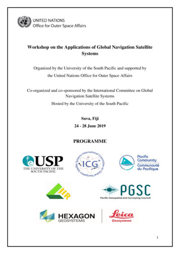 Workshop On The Applications Of Global Navigation .