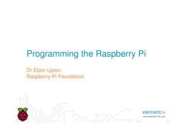 Dr Eben Upton Raspberry Pi Foundation - POSTECH