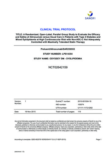 CLINICAL TRIAL PROTOCOL