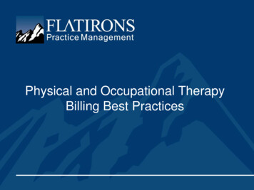 Physical And Occupational Therapy Billing Best Practices