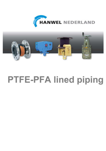 PTFE-PFA Lined Piping