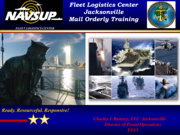 Fleet Logistics Center Mail Orderly Training