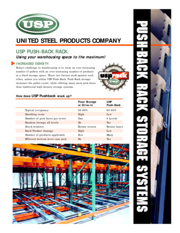 UNITED STEEL PRODUCTS COMPANY - LOMAG-MAN 
