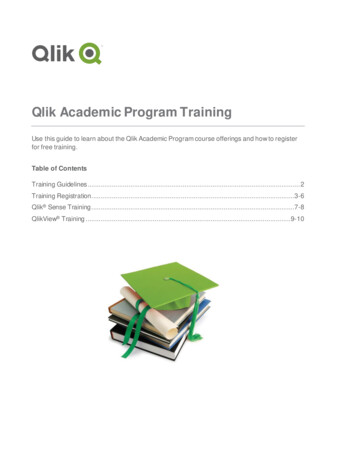 Qlik Sense And QlikView Training Registration 7-6-15
