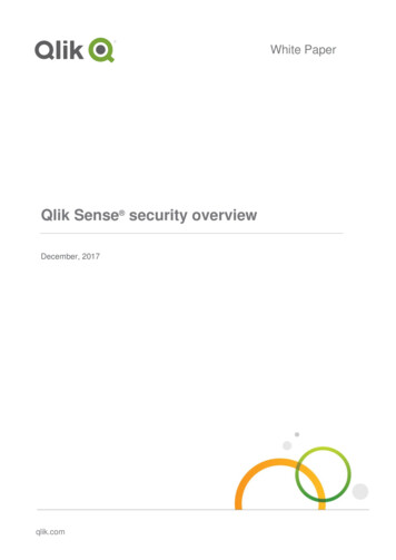 Qlik Sense Security Overview - InOutsource