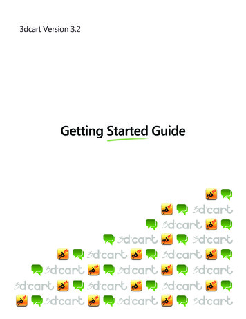 Getting Started Cover - Start.3dcart 