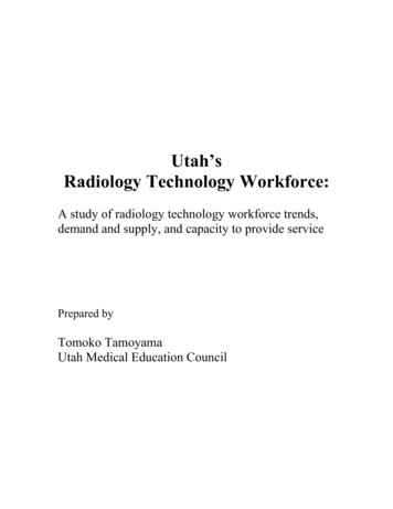 Utah’s Radiology Technology Workforce