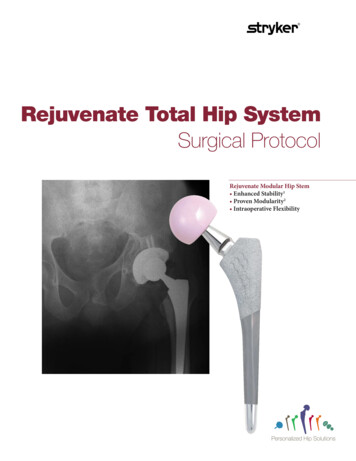 Rejuvenate Total Hip System Surgical Protocol