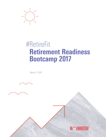 #RetireFit Retirement Readiness Bootcamp 2017
