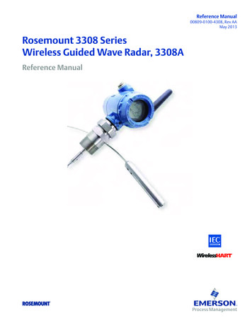 Rosemount 3308 Series Wireless Guided Wave Radar, 3308A
