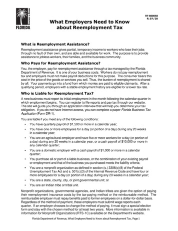 What Employers Need To Know About Reemployment Tax